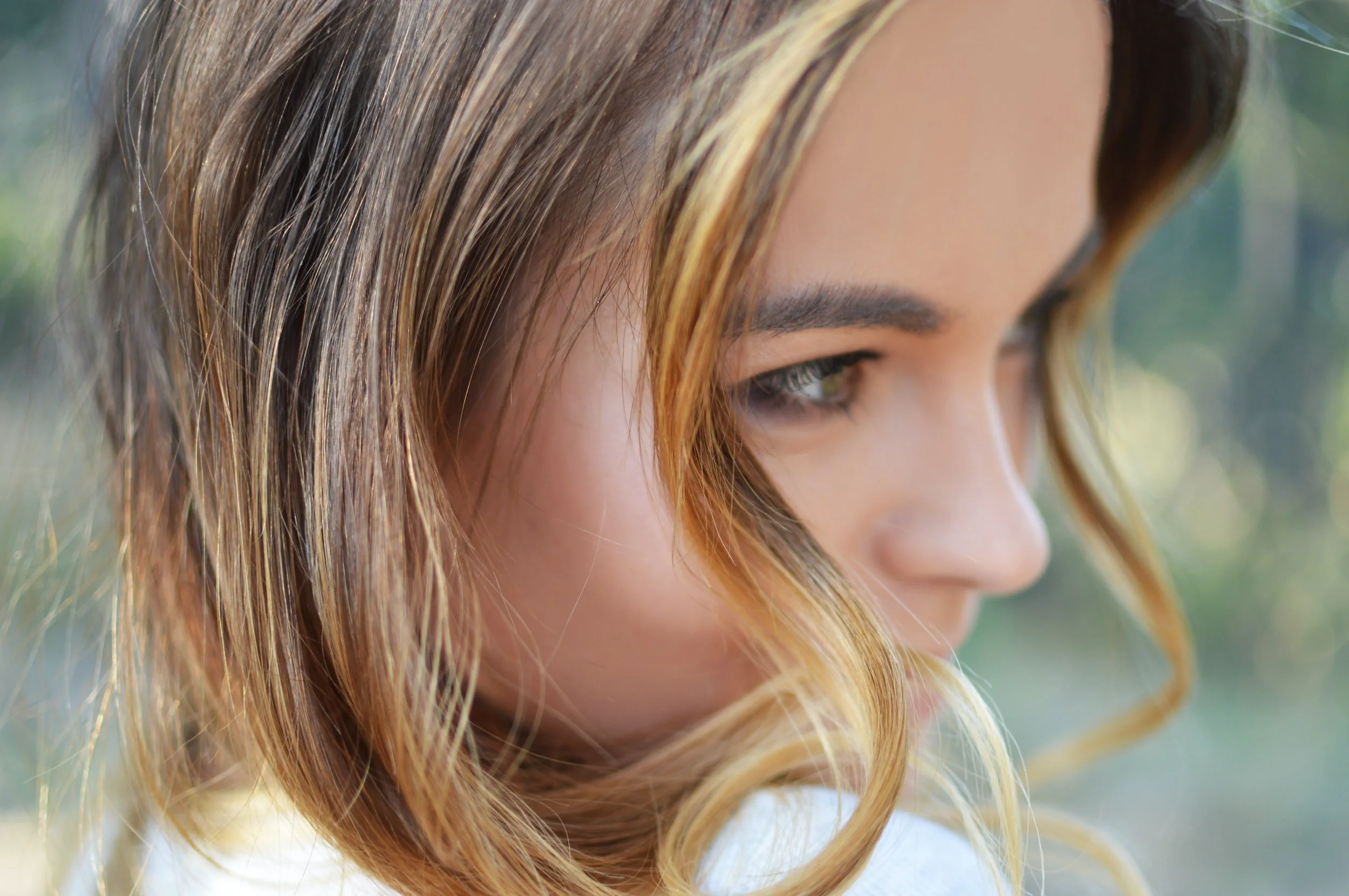 Close-up woman face after botox or dysport